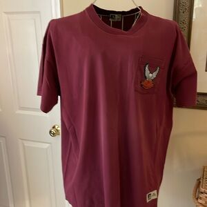 Men’s xl maroon colored Russell Athletic tshirt